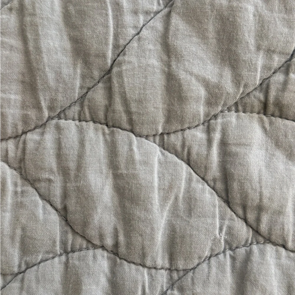 West Elm Elegant Quilted Pillow Sham Standard